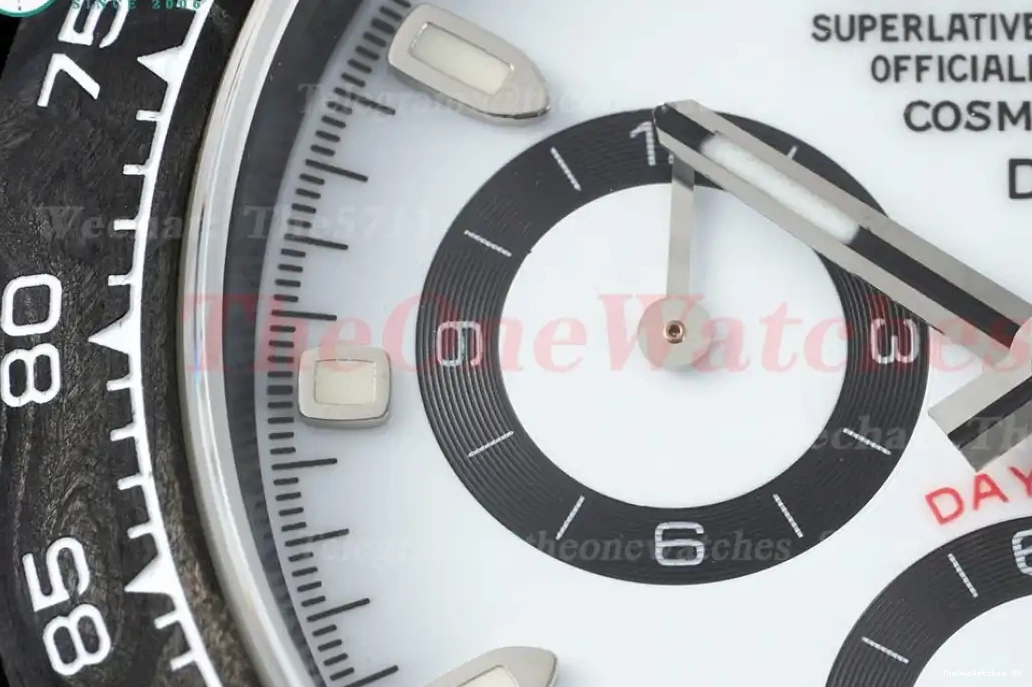 DIW QF Dial NY Daytona SA4130 White 40mm Carbon 0426